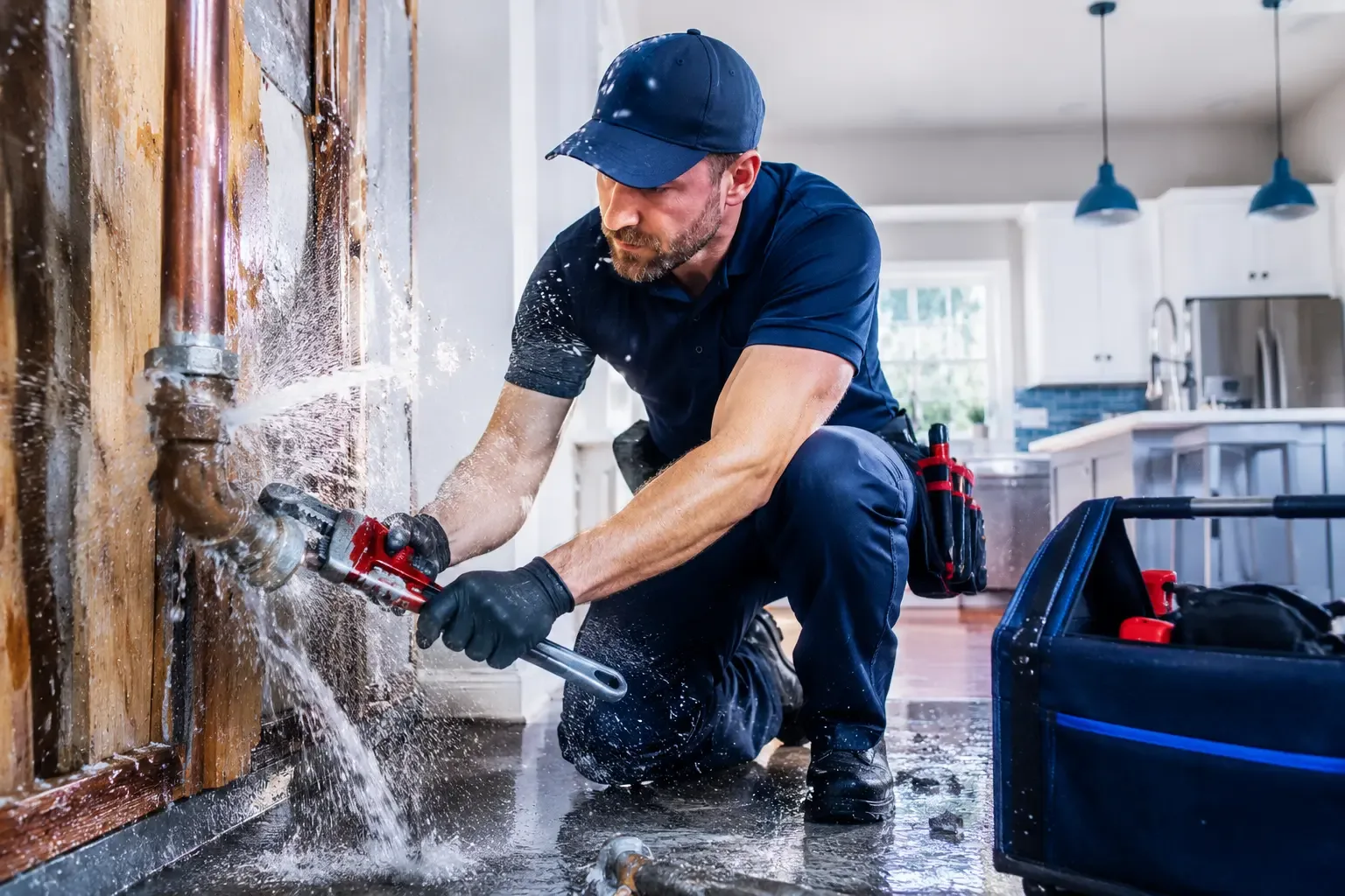 Local emergency pipe repair professionals in Clarita, OK